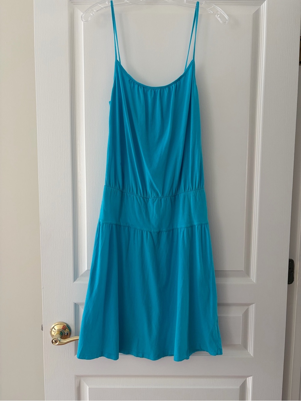 James Perse Turquoise blue pima cotton soft dress size 2